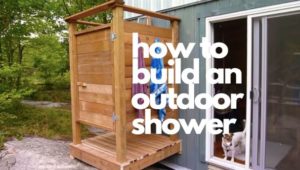 How to Build an Outdoor Shower